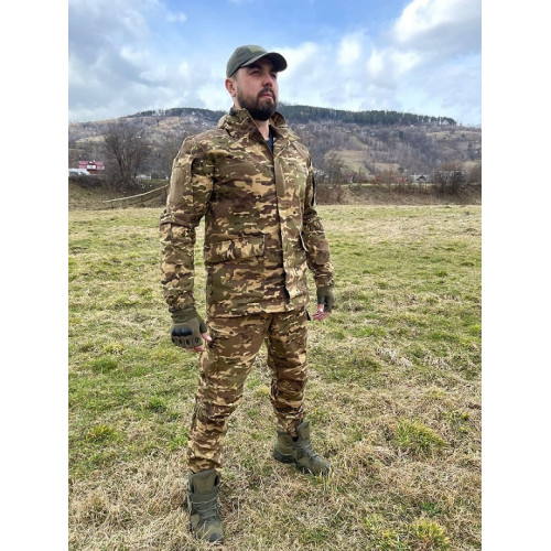 Костюм Рип Стоп для мужчин хлопок с водостойкой пропиткой на весну лето Service Odyag