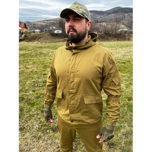 Костюм для мужчин хлопок 100% на весну лето Service Odyag цвет койот