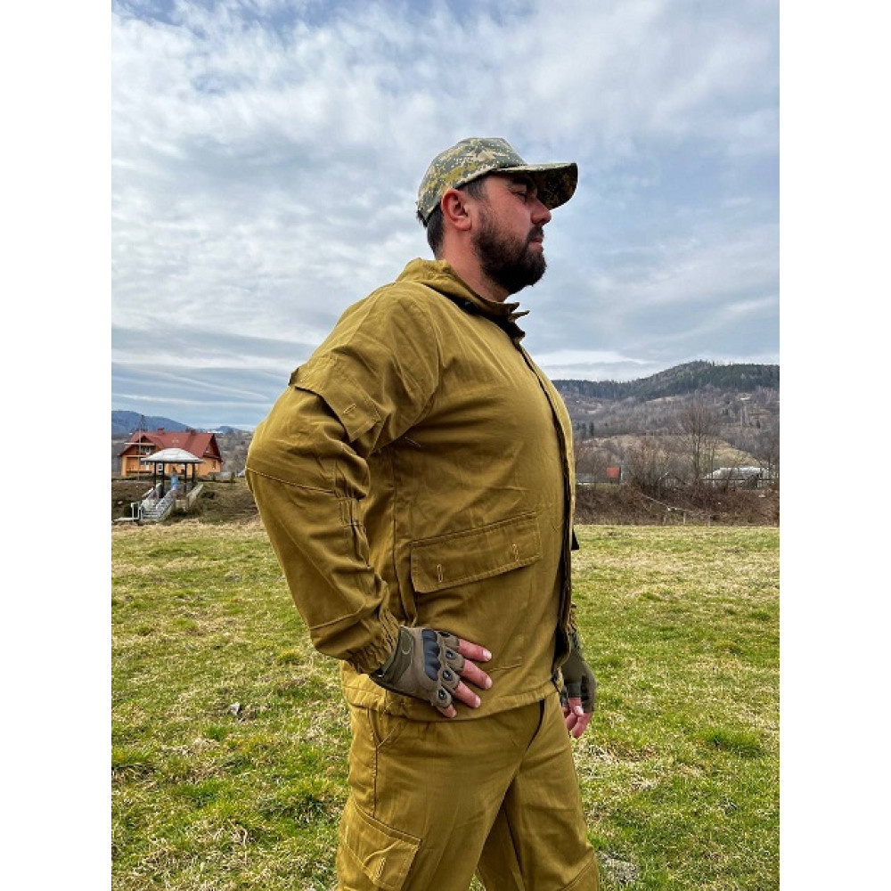 Костюм для мужчин хлопок 100% на весну лето Service Odyag цвет койот