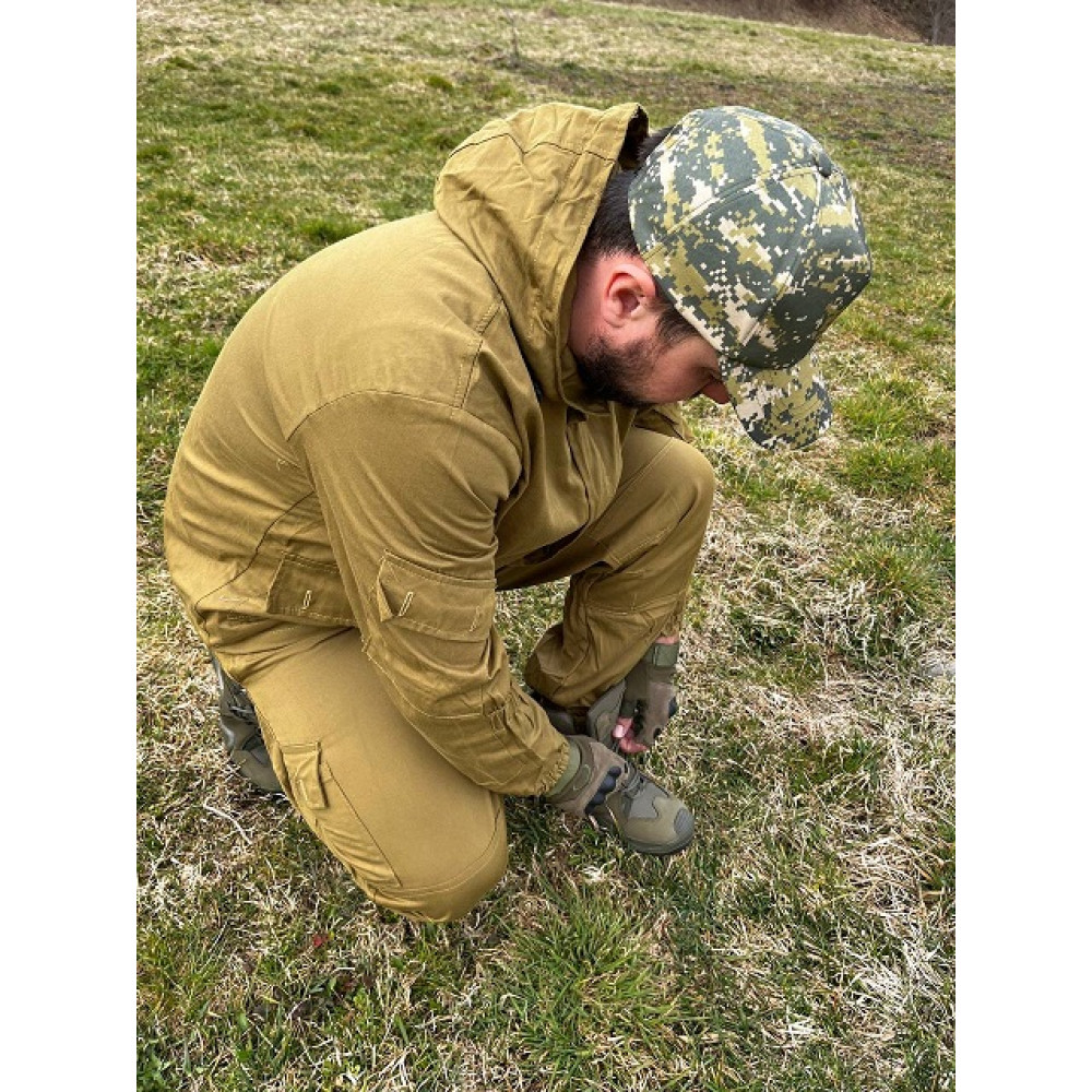 Костюм для мужчин хлопок 100% на весну лето Service Odyag цвет койот