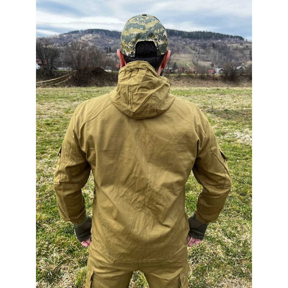 Костюм для мужчин хлопок 100% на весну лето Service Odyag цвет койот