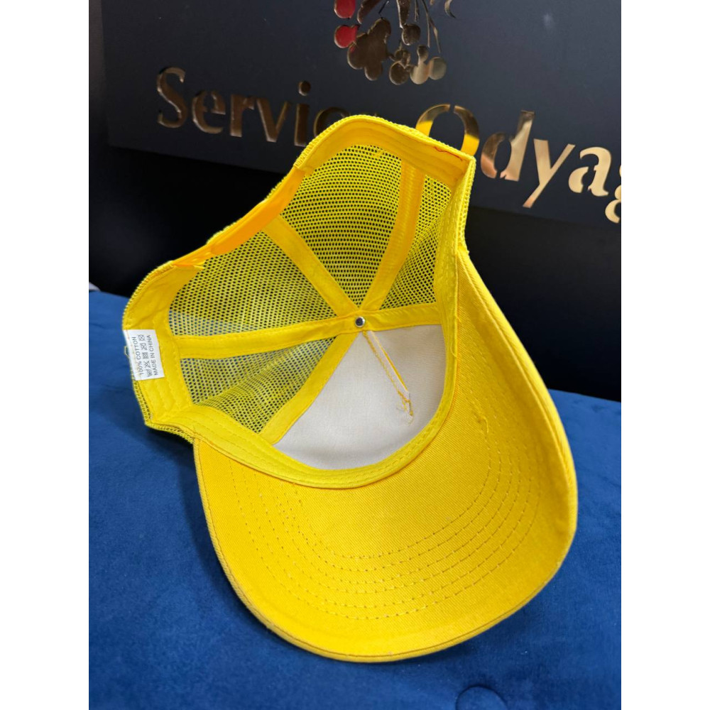 Бейсболка Сітка кепка Service Odyag колір Жовтий яскравий поліестр