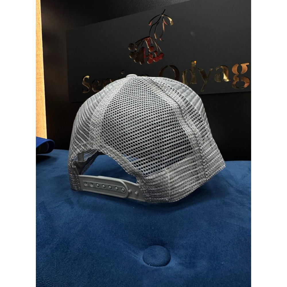 Бейсболка Сітка кепка Service Odyag колір Сірий графіт меланжевий поліестр