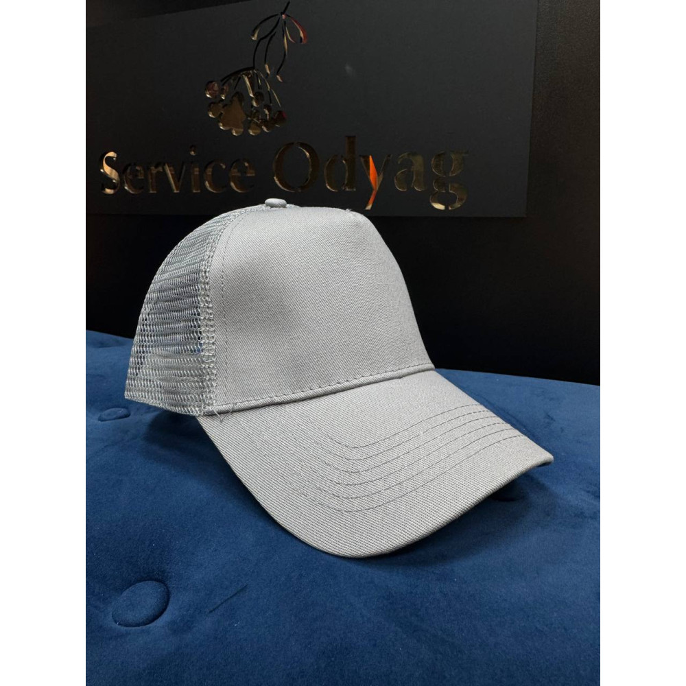 Бейсболка Сітка кепка Service Odyag колір Сірий графіт меланжевий поліестр