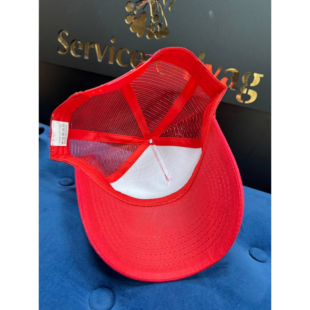 Бейсболка Сітка кепка Service Odyag колір Червоний поліестр