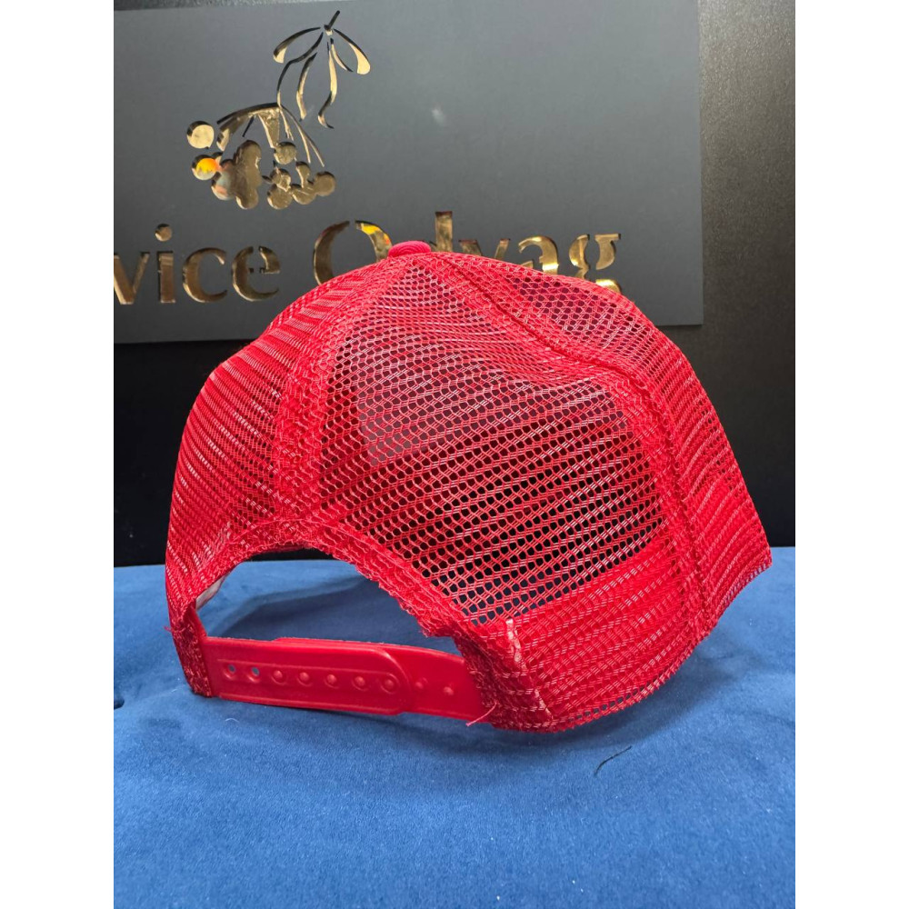 Бейсболка Сітка кепка Service Odyag колір Червоний поліестр