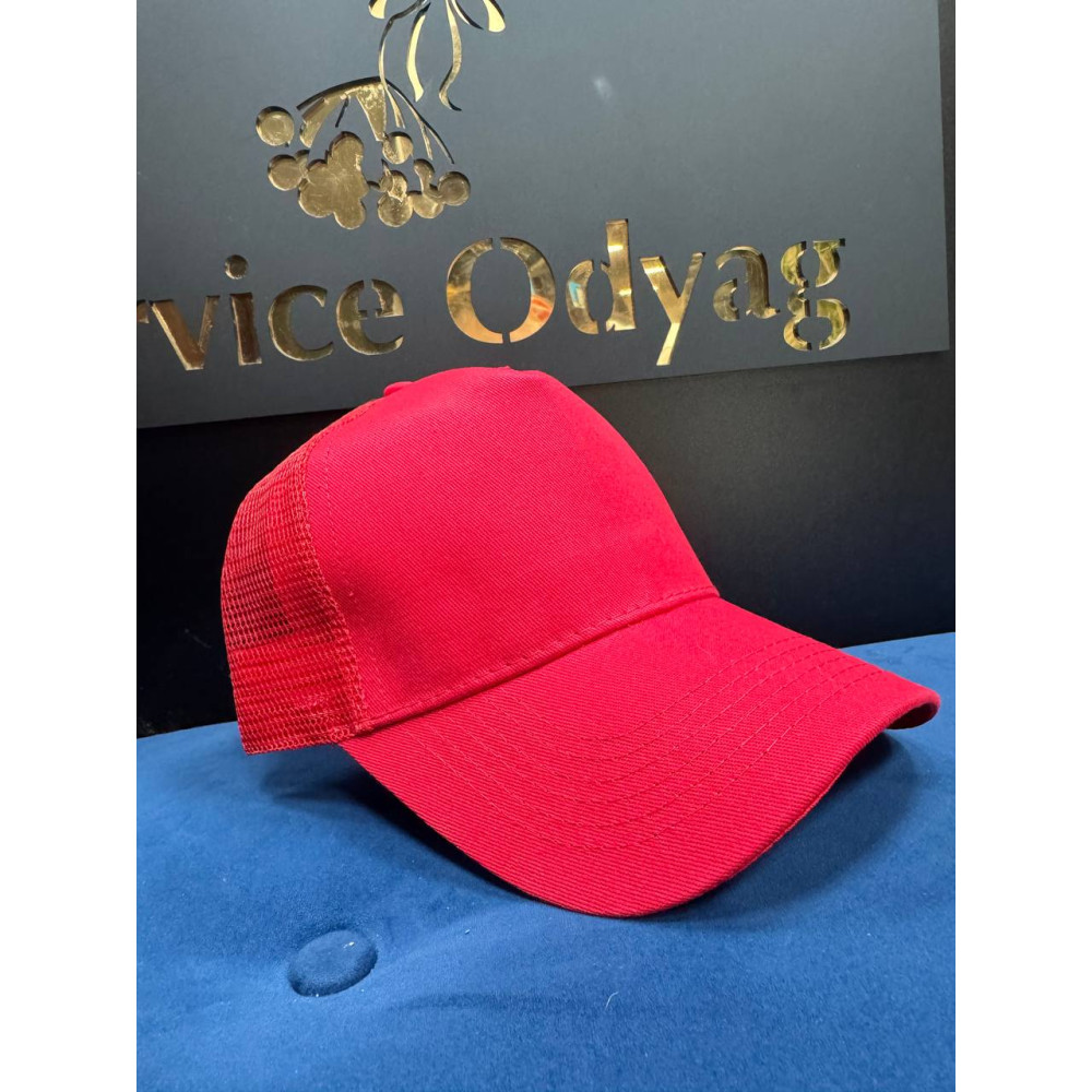 Бейсболка Сітка кепка Service Odyag колір Червоний поліестр