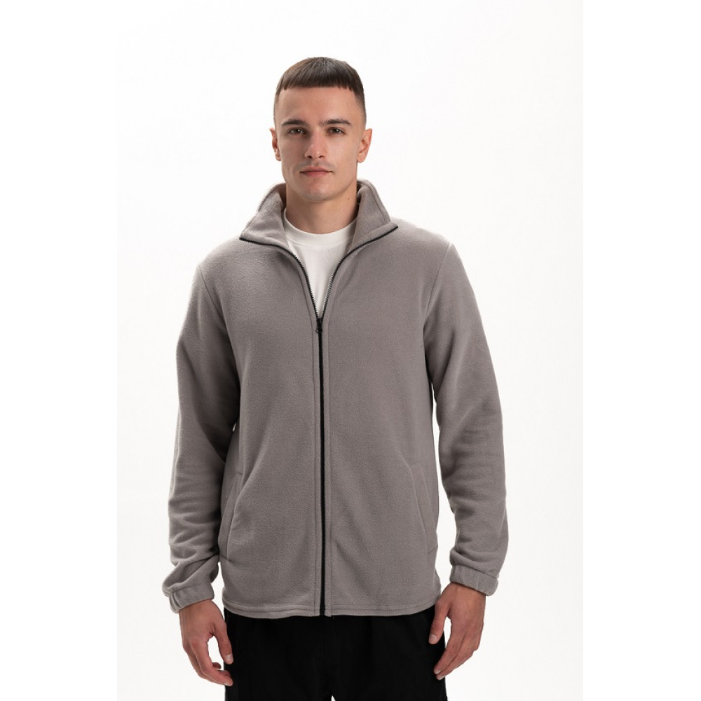 Флисовая толстовка кофта цвет Серый Service Odyag 280 грам турецький Полар