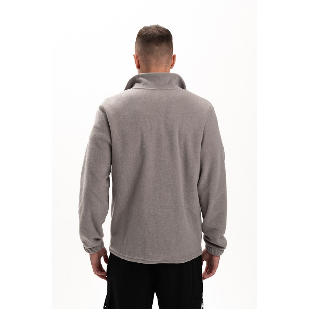 Флисовая толстовка кофта цвет Серый Service Odyag 280 грам турецький Полар