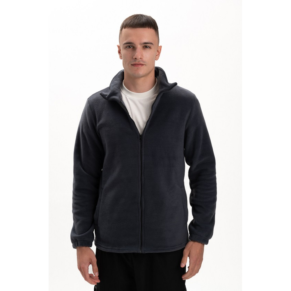 Флисовая толстовка кофта цвет Серый темный Service Odyag 280 грам турецький Полар