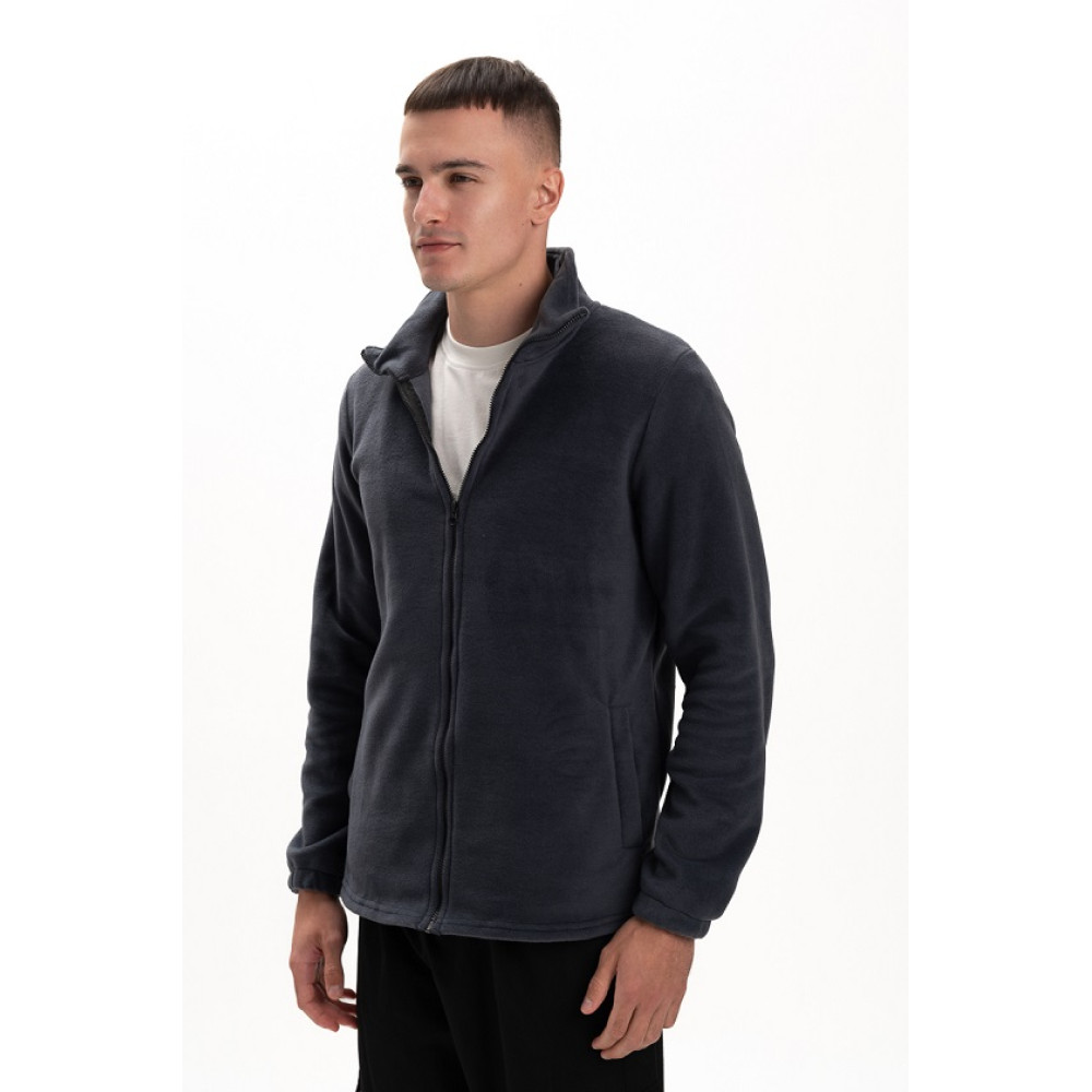 Флисовая толстовка кофта цвет Серый темный Service Odyag 280 грам турецький Полар