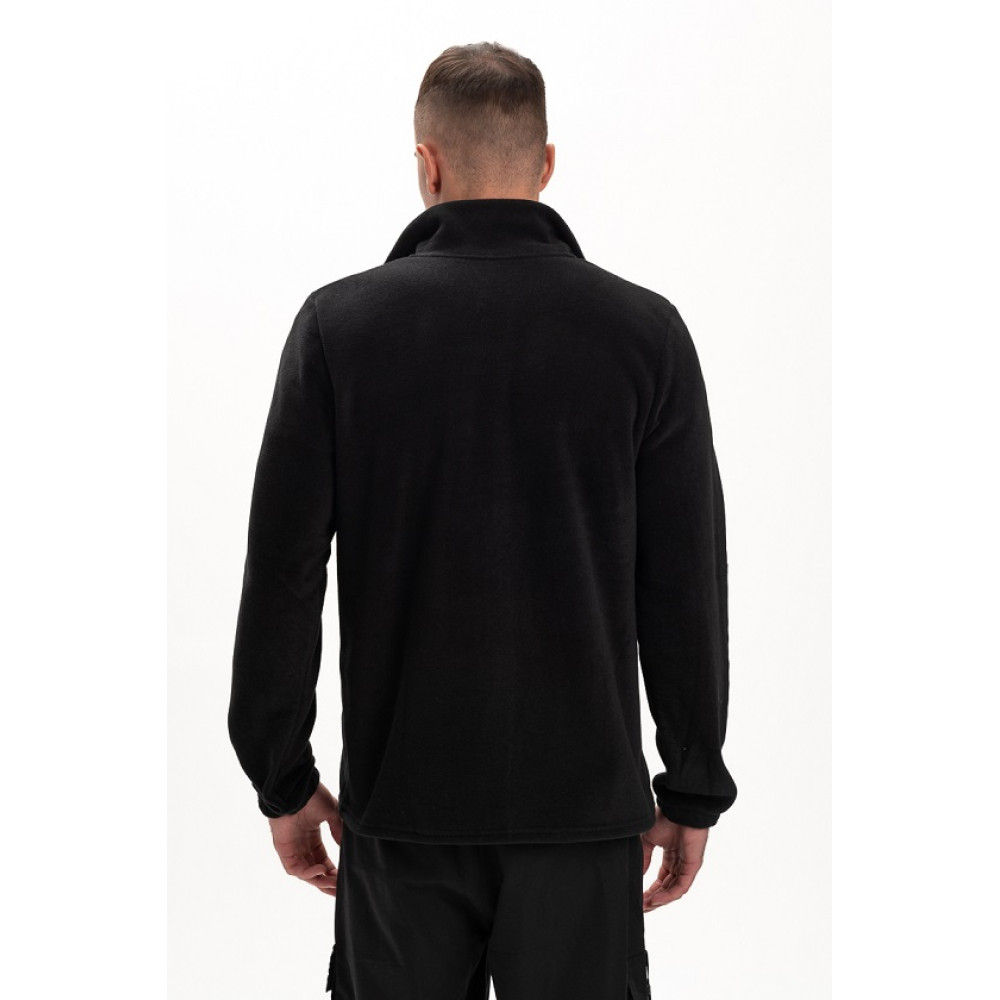 Флисовая толстовка кофта цвет Черный Service Odyag 280 грам турецький Полар