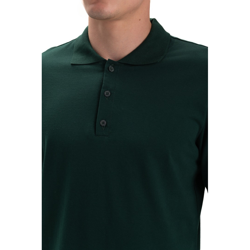 Футболка PREMIUM поло чоловіча колір Блакитна Service Odyag мікролакоста