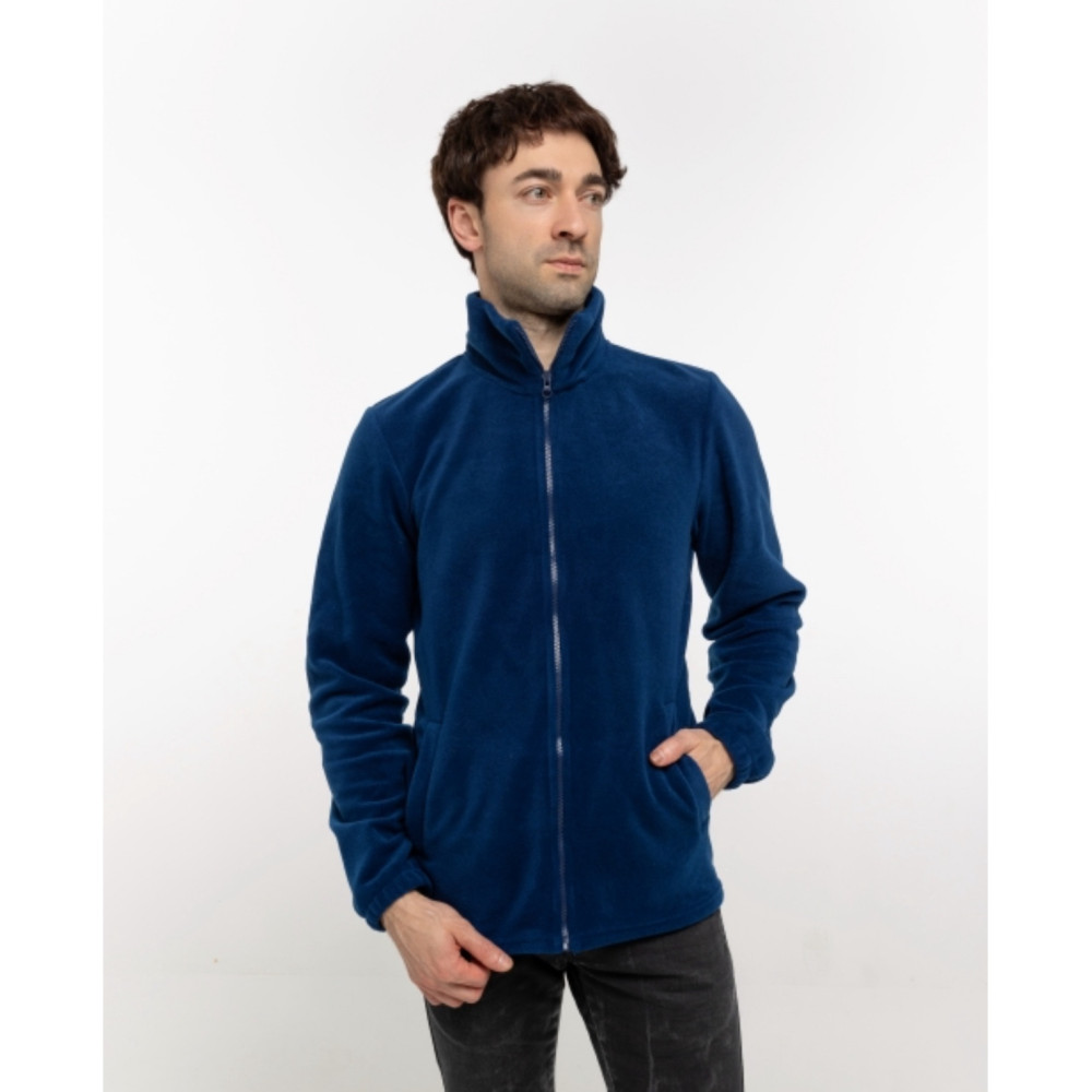 Флисовая толстовка кофта цвет Синий темный Service Odyag 280 грам турецький Полар