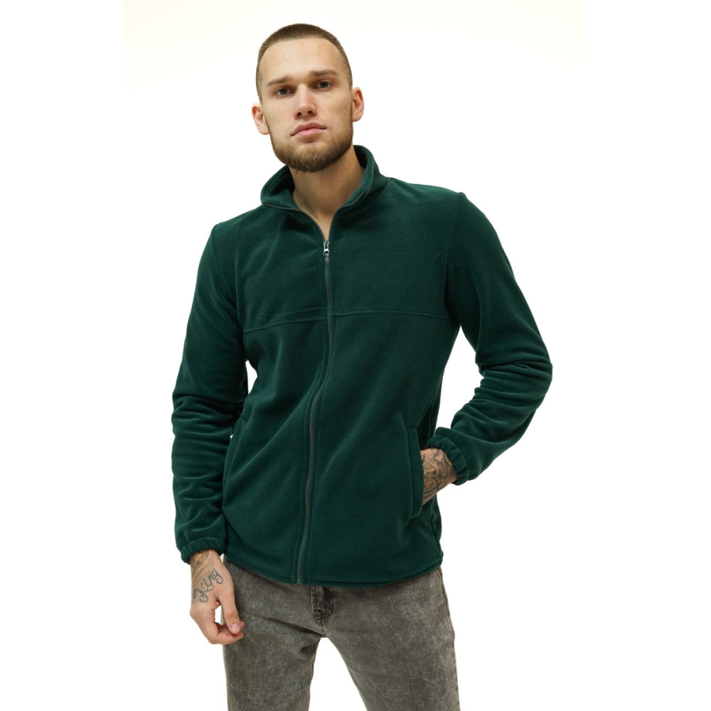 Флисовая толстовка кофта цвет Зеленый Лес Service Odyag 280 грам турецький Полар