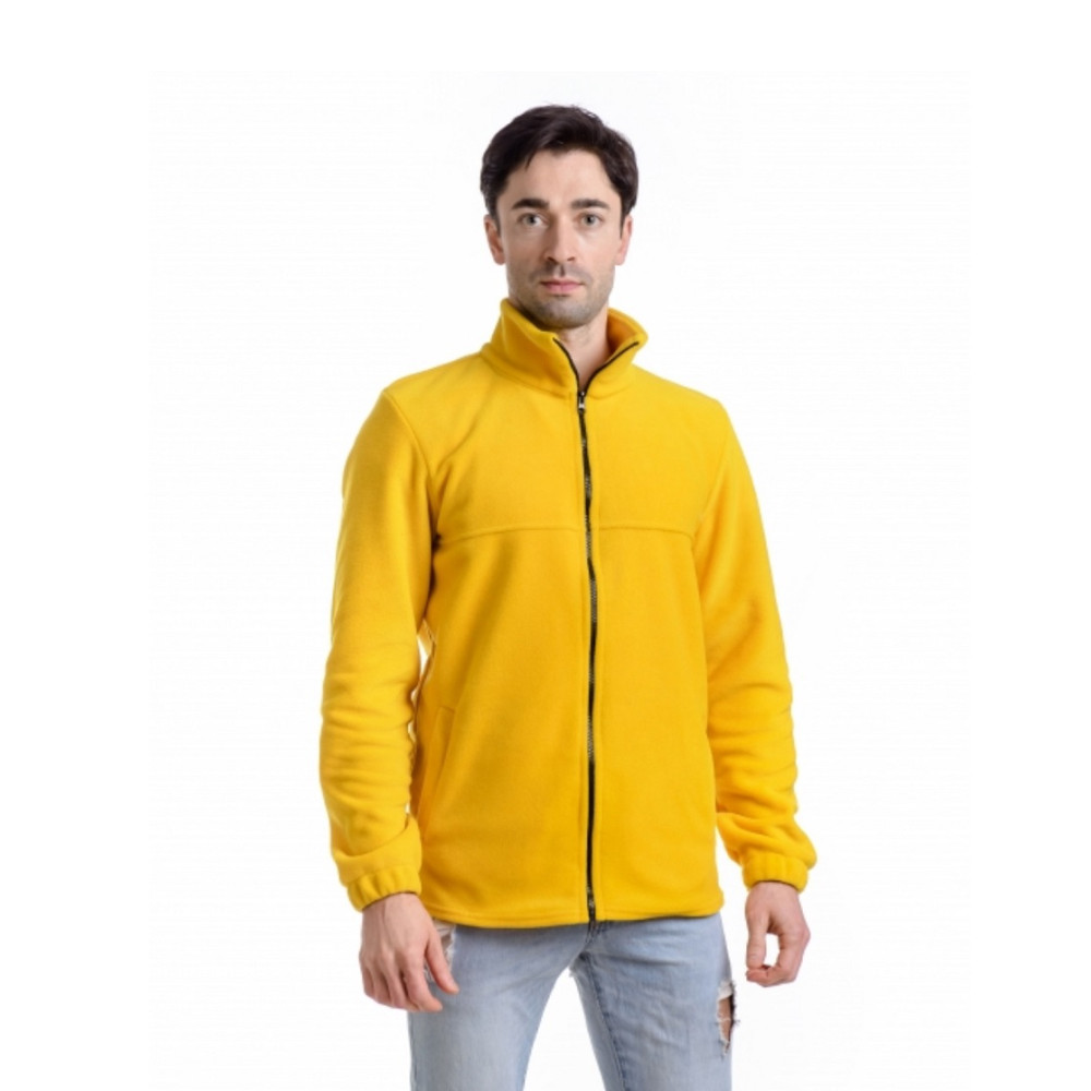 Флисовая толстовка кофта цвет Желтый Service Odyag 280 грам турецький Полар