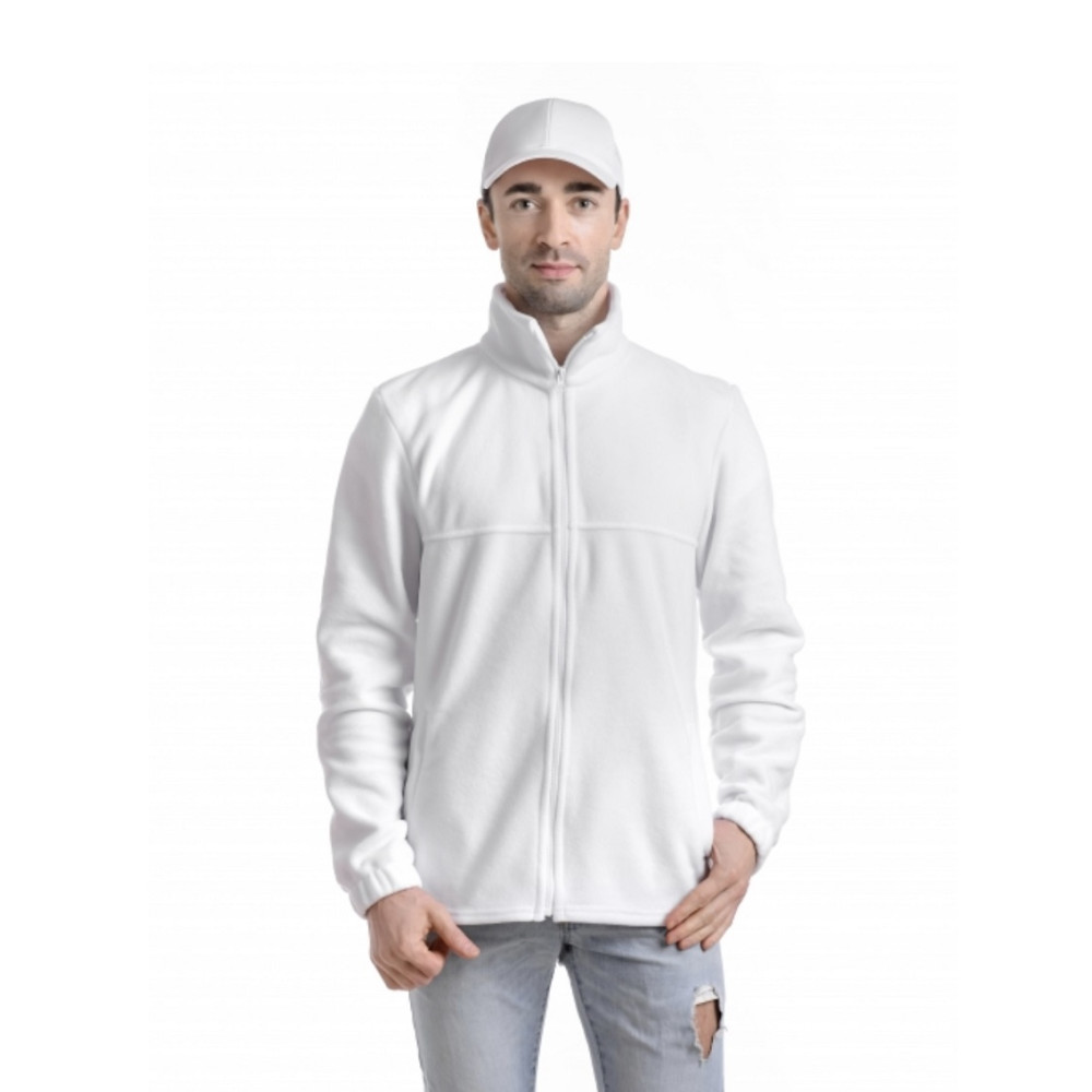 Флисовая толстовка кофта цвет Белый Service Odyag 280 грам турецький Полар