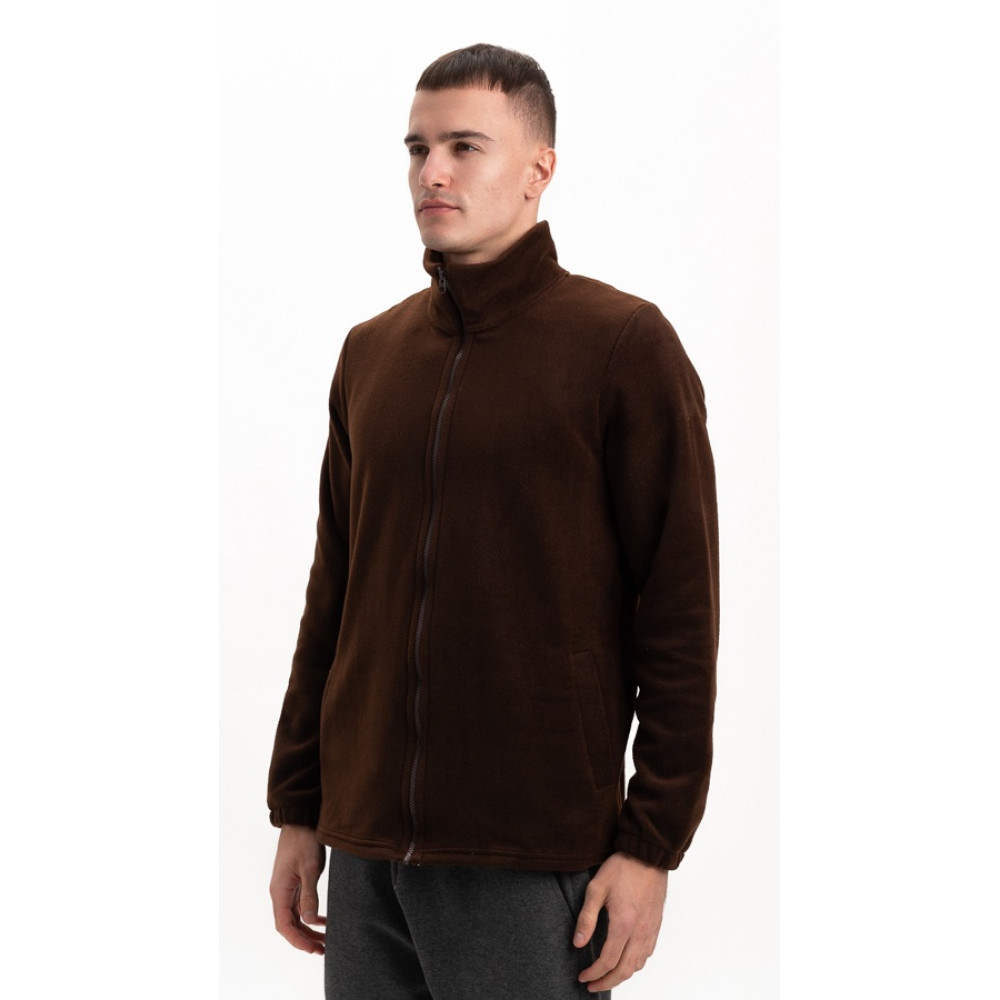 Флисовая толстовка кофта цвет Шоколад коричневый Service Odyag 280 грам турецкий Полар