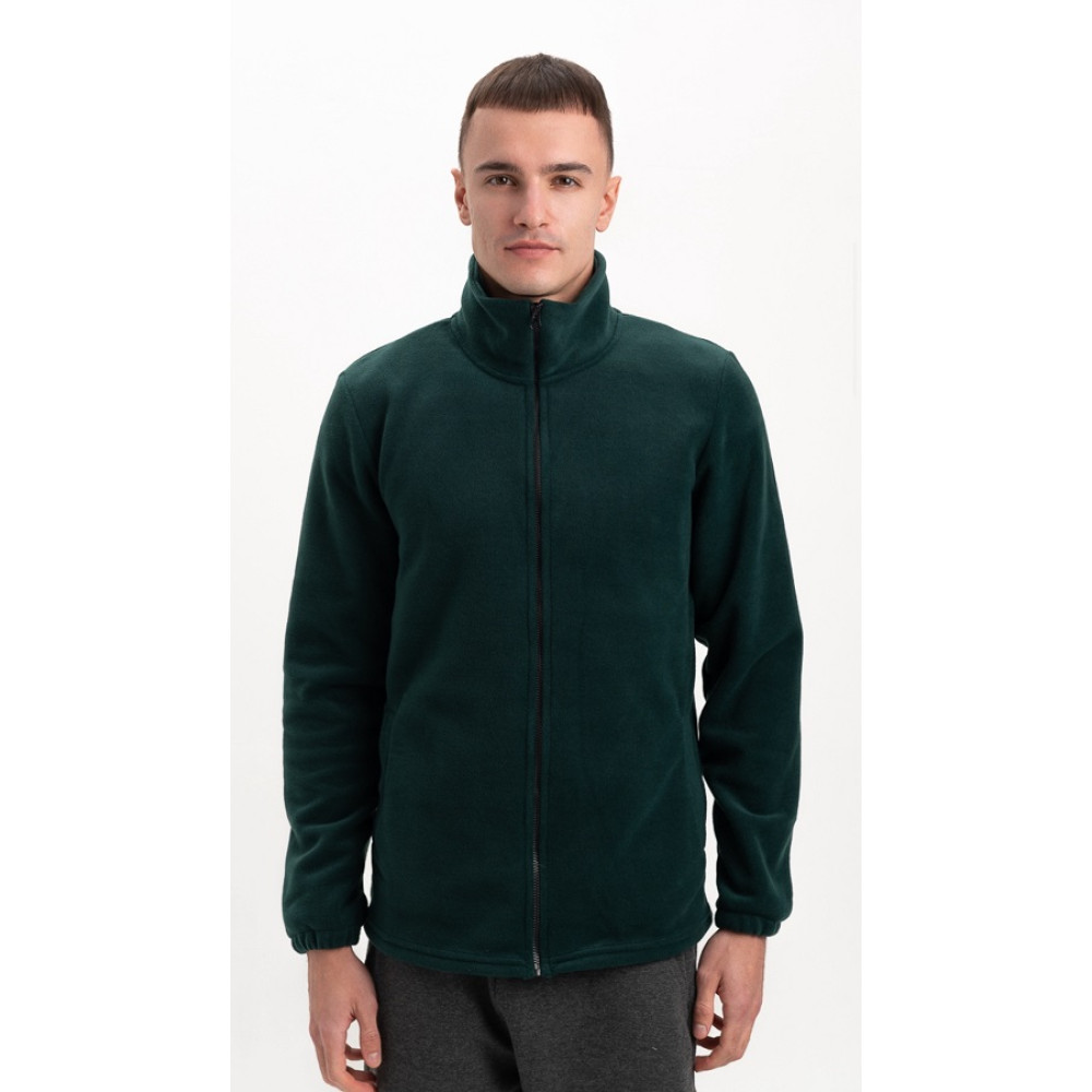 Флисовая толстовка кофта цвет Изумруд зеленый Service Odyag 280 грам турецкий Полар