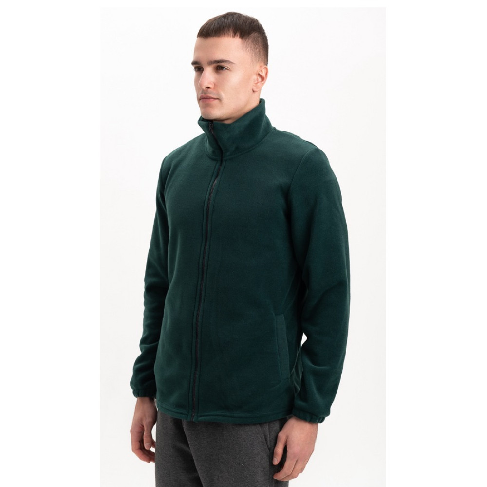 Флисовая толстовка кофта цвет Изумруд зеленый Service Odyag 280 грам турецкий Полар