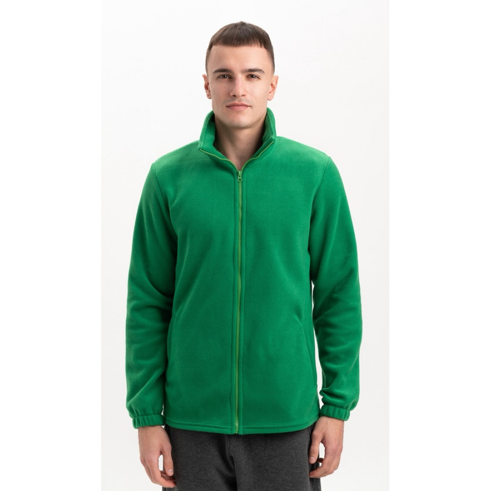 Флисовая толстовка кофта цвет Трава темная зеленый Service Odyag 280 грам турецкий Полар