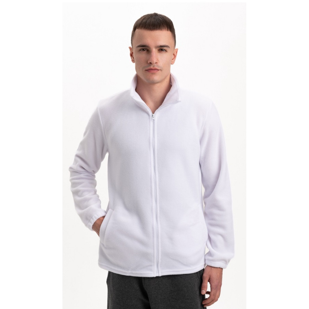 Флисовая толстовка кофта цвет Белый кристал Service Odyag 280 грам турецкий Полар