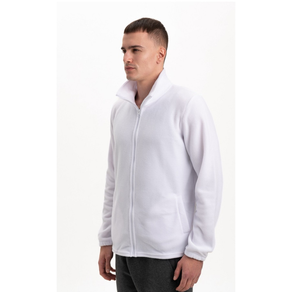 Флисовая толстовка кофта цвет Белый кристал Service Odyag 280 грам турецкий Полар