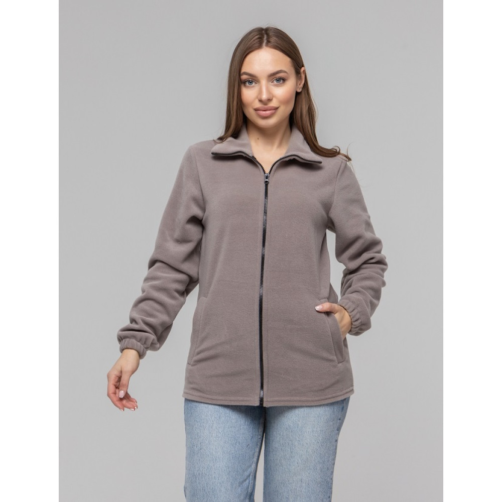 Флисовая кофта женская цвет Черный Service Odyag 280 грам турецкий Полар