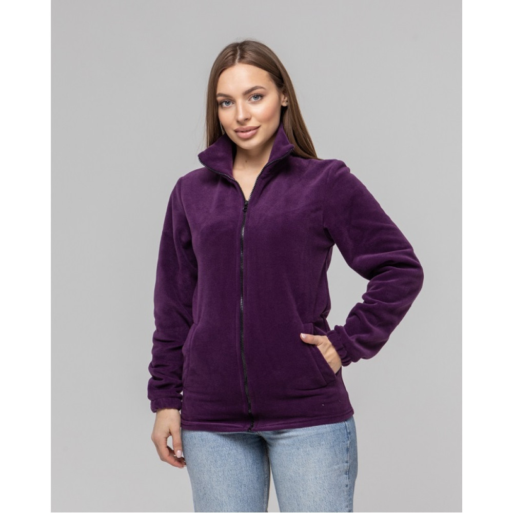 Флисовая кофта женская цвет Черный Service Odyag 280 грам турецкий Полар