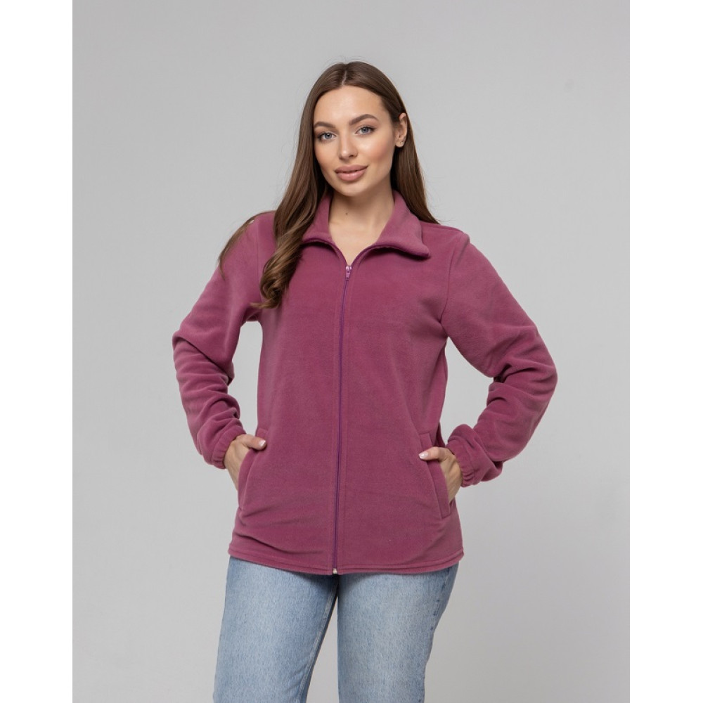 Флисовая кофта женская цвет Черный Service Odyag 280 грам турецкий Полар