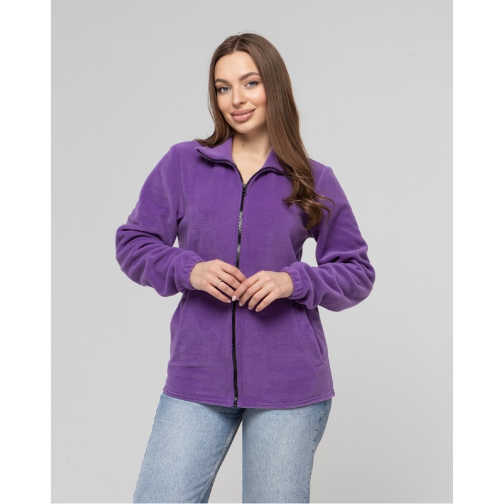 Флисовая кофта женская цвет Черный Service Odyag 280 грам турецкий Полар