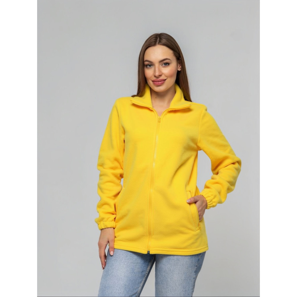 Флісова кофта жіноча колір Жовтий Service Odyag 280 грам турецький Polar
