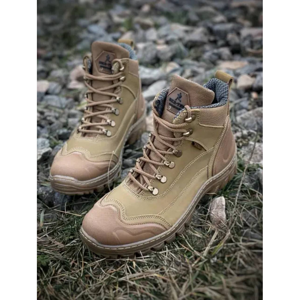 Ботинки под М-ТАС кожа весна лето берцы кожаные FREGAT олива койот