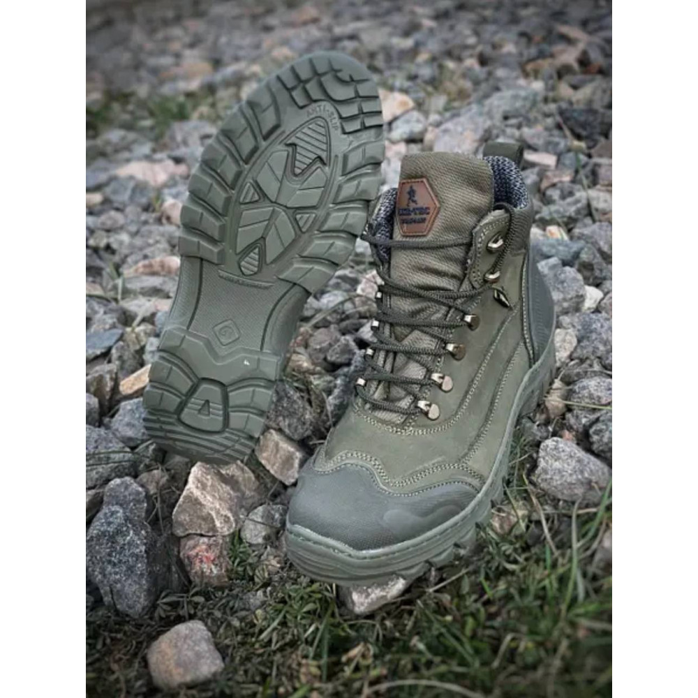 Ботинки под М-ТАС кожа весна лето берцы кожаные FREGAT олива койот