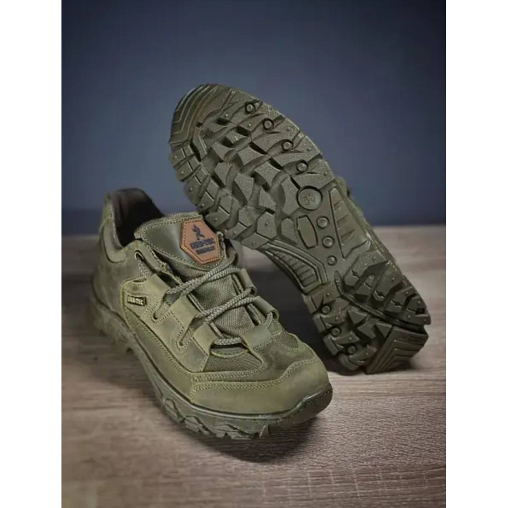 Кроссовки под М-ТАС лето весна кожа Service Odyag UKR-TEC олива