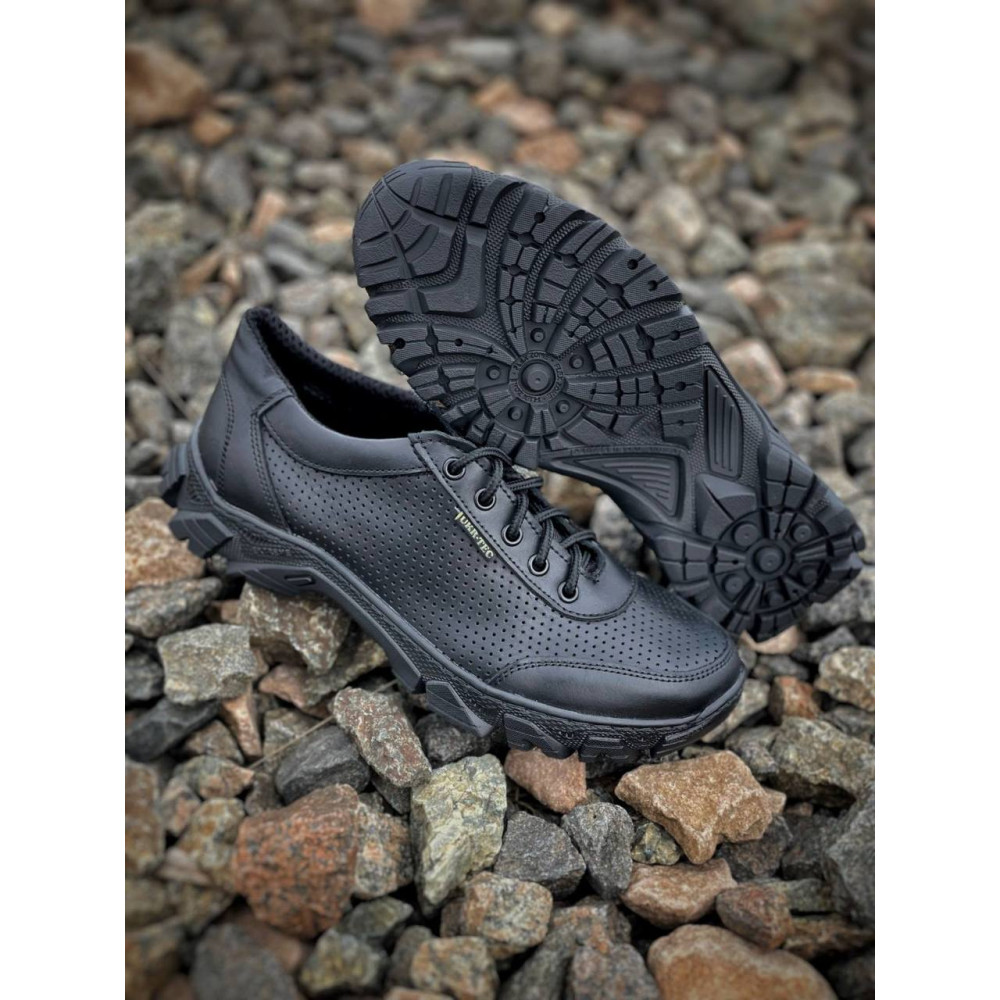 Кроссовки под М-ТАС лето весна перфорация Service Odyag черный