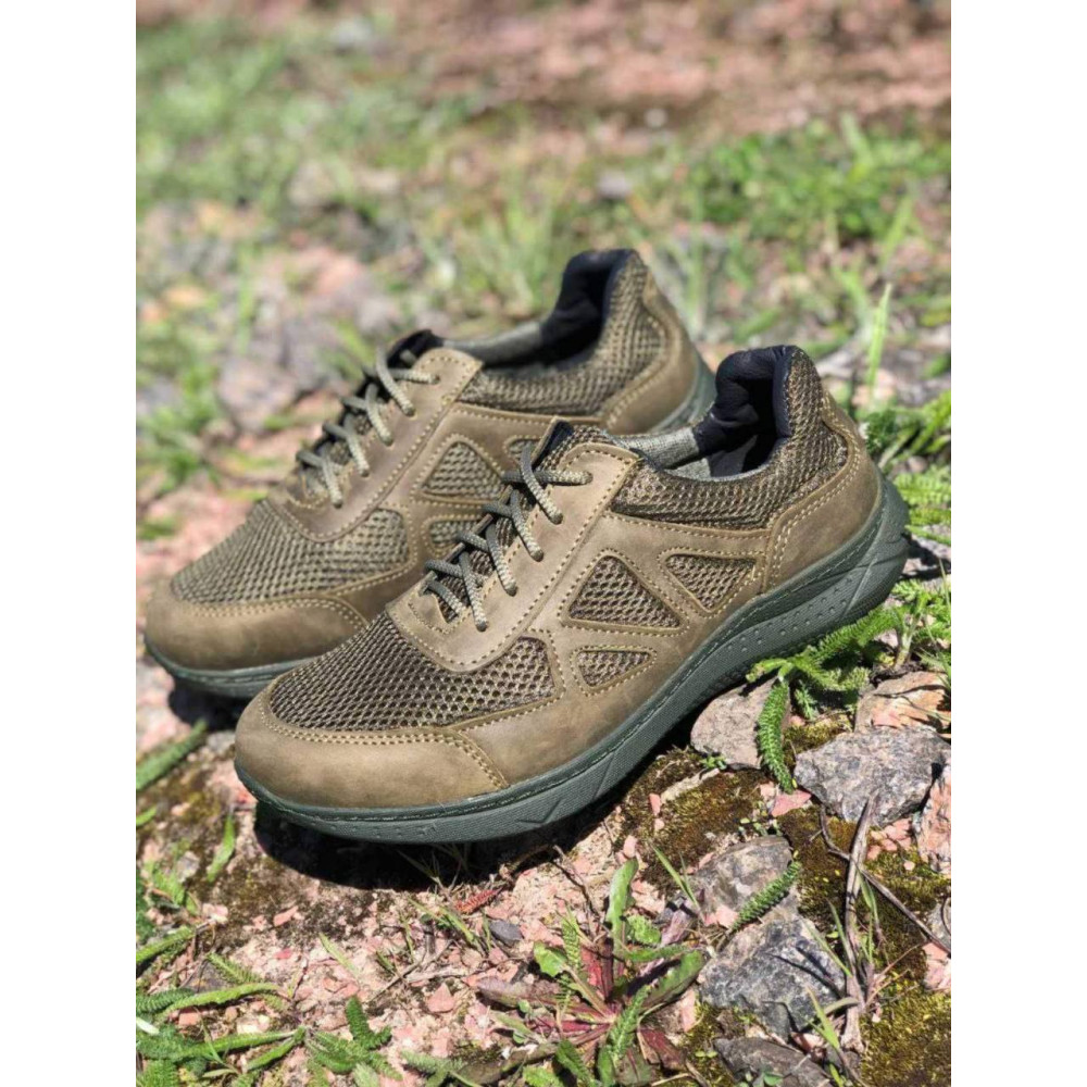 Кроссовки сетка под М-ТАС лето весна Service Odyag 3Д хаки олива