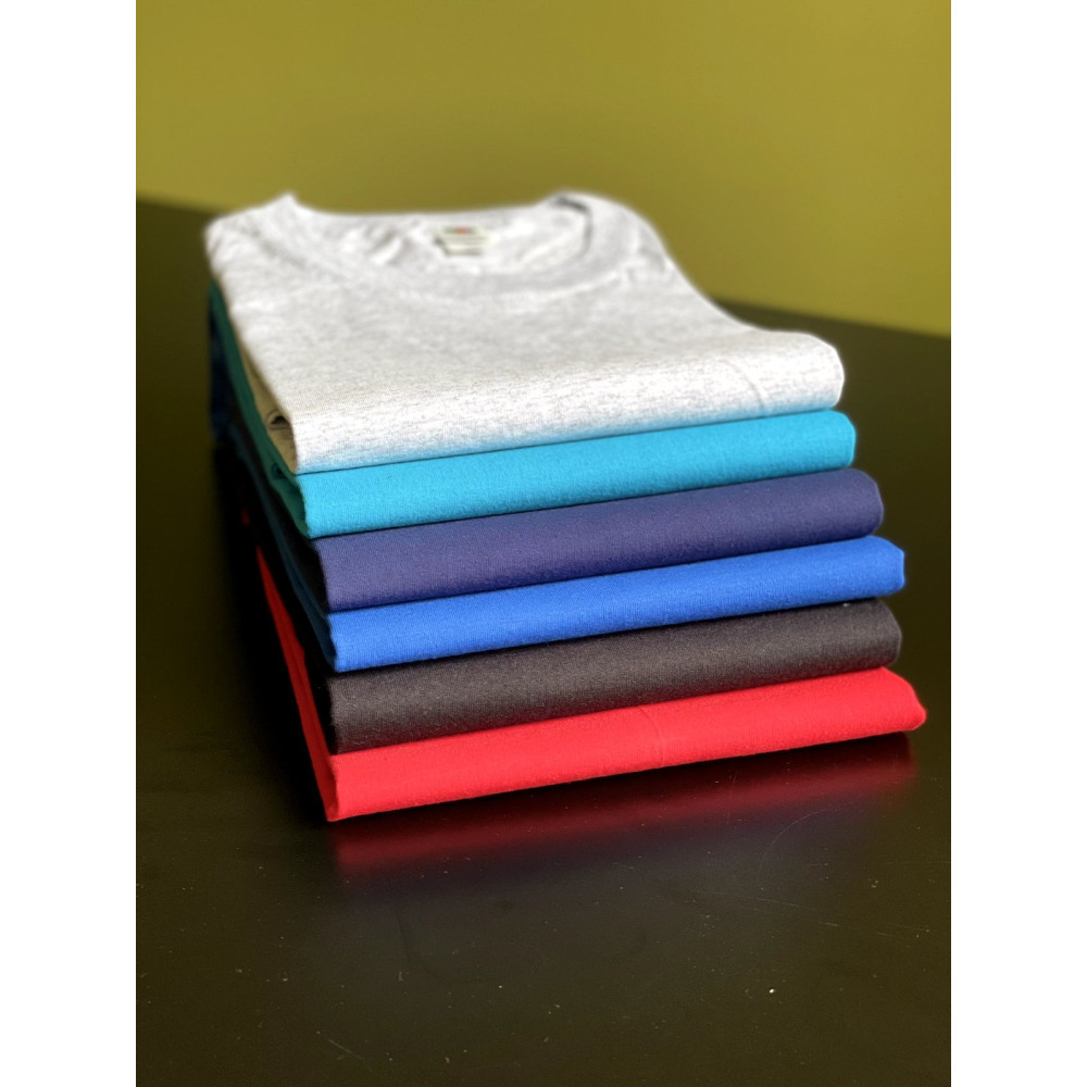 Футболка 100% хлопок Premium однотонная в ассортименте Service Odyag