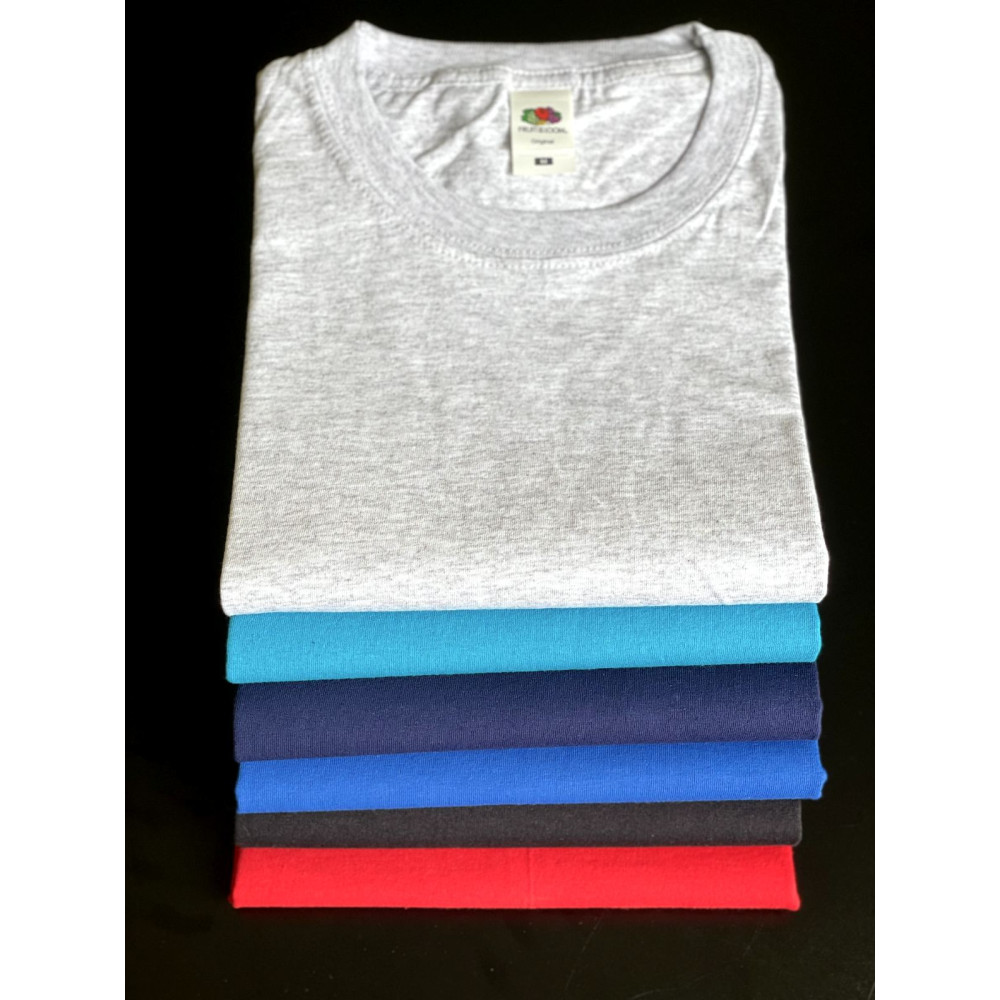 Футболка однотонна червоного кольору Service Odyag 100% бавовна