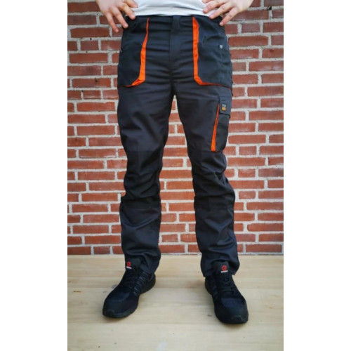 Рабочие штаны брюки FORECO-T SBP весна лето черный оранжевый серый