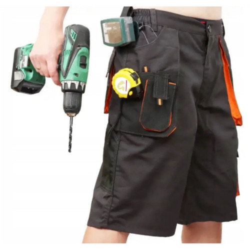 Шорты рабочие коричневый черный весна лето осень цвет серый графит ArtMas