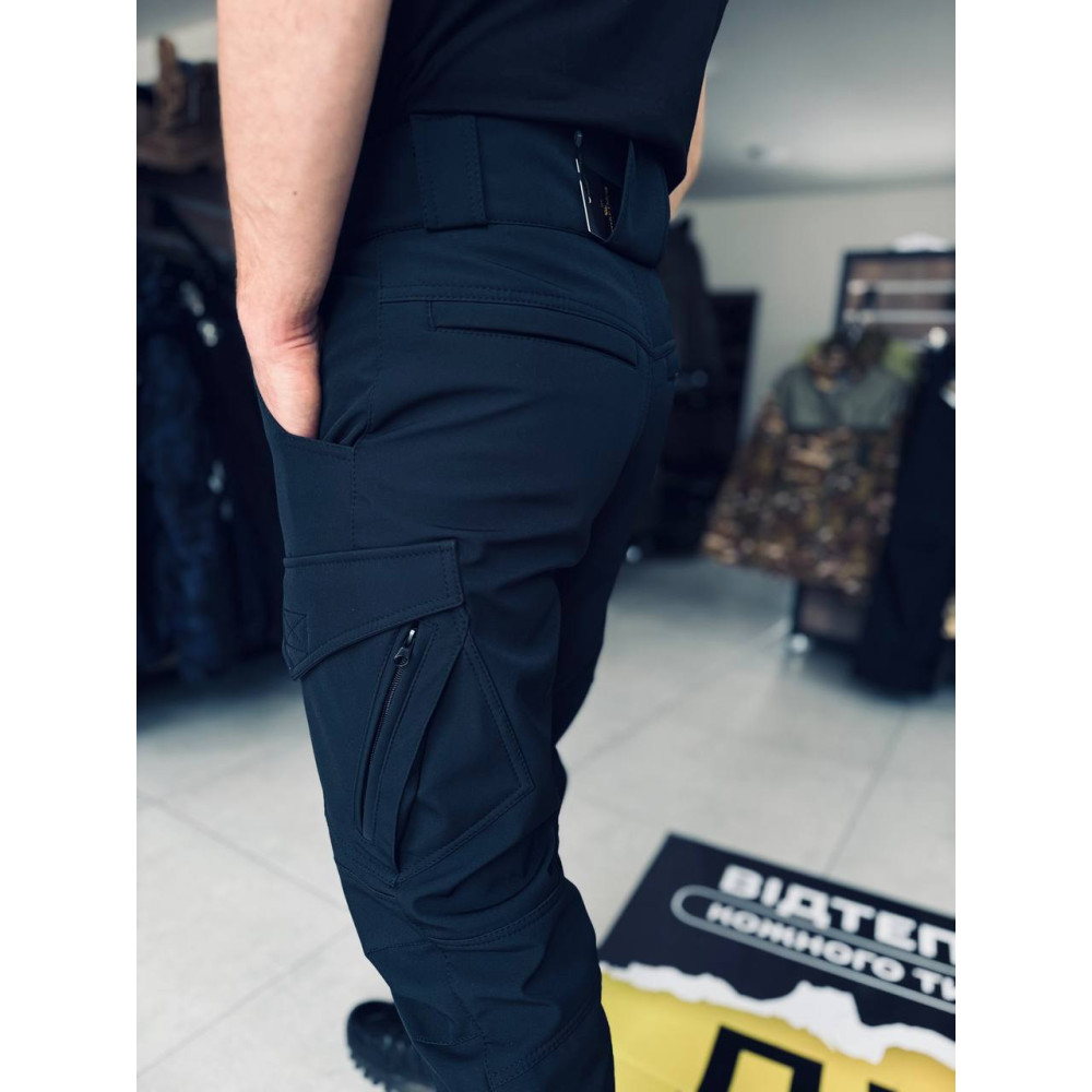 Брюки водонепроницаемые на флисе софтшелл Soft Shеll черный хаки койот