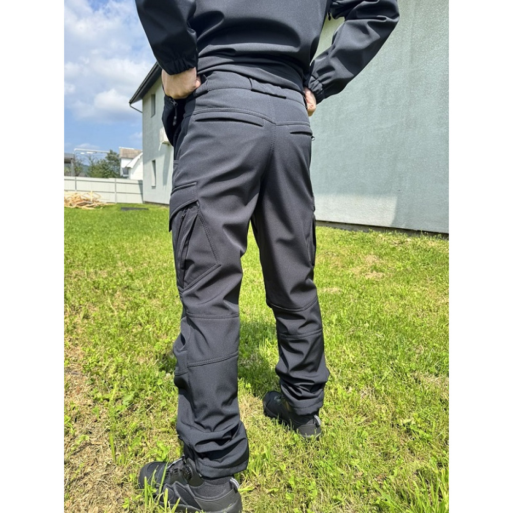 Костюм Softshell Premium на флисе цвет синий темный 1