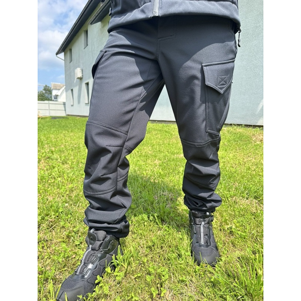 Костюм Softshell Premium на флисе цвет синий темный 1