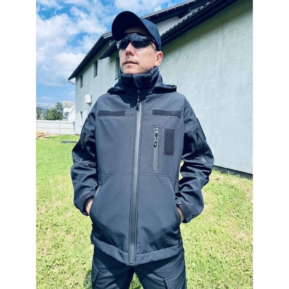 Костюм Softshell Premium на флисе цвет синий под М-Тас