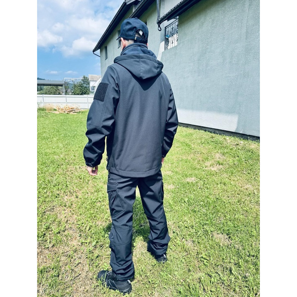 Костюм Softshell Premium на флисе цвет синий под М-Тас