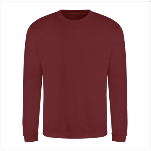 Свитшот на флисе утепленный 280 грам цвет Бордо бургунди STANDART Service Odyag
