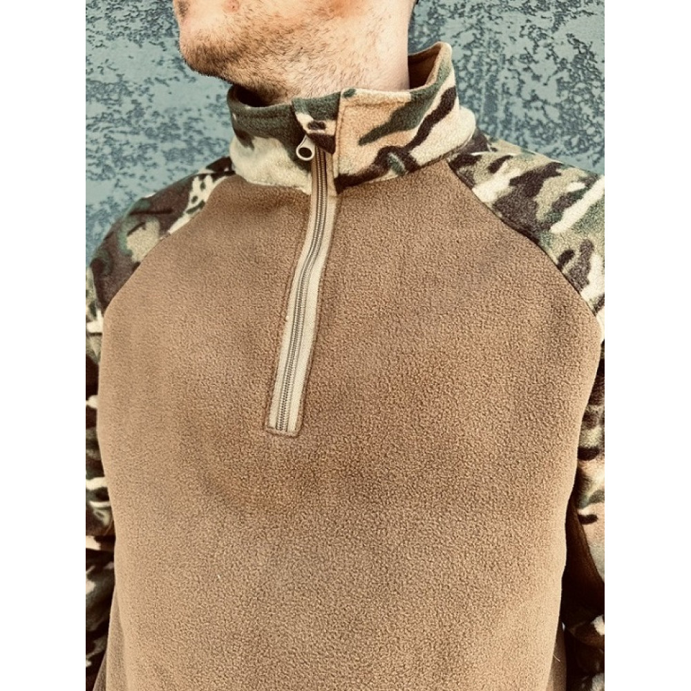 Кофта убакс PREMIUM КОЙОТ МУЛЬТИКАМ камуфляж флисовая унисекс 300 грамм