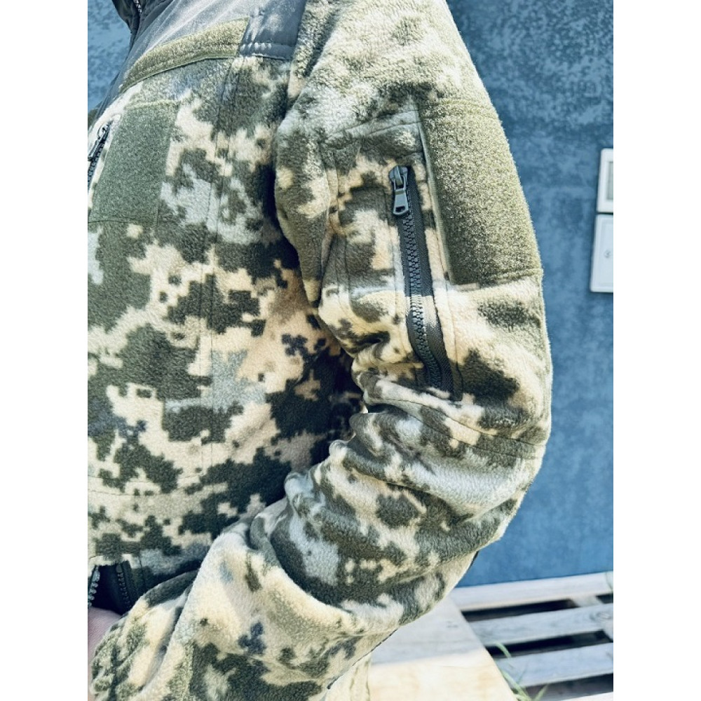 Кофта PREMIUM ПИКСЕЛЬ камуфляж флисовая унисекс 300 грамм