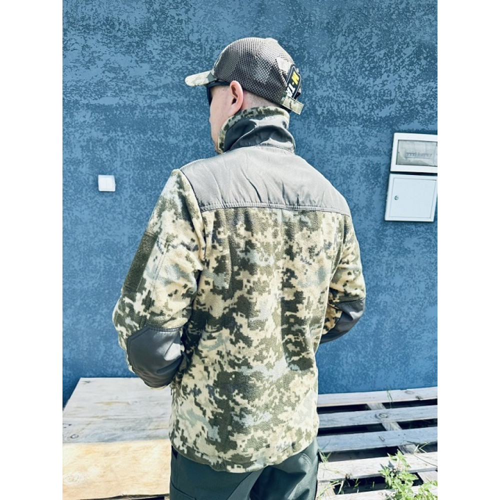 Кофта PREMIUM ПИКСЕЛЬ камуфляж флисовая унисекс 300 грамм